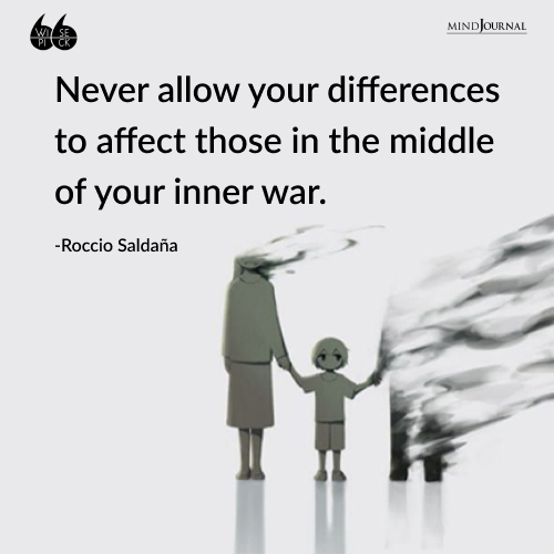 Roccio Saldaña never allow your