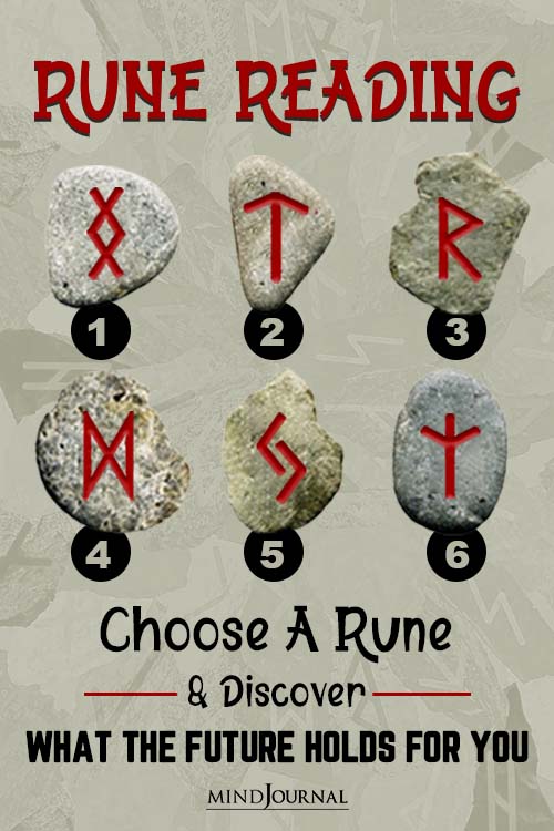 Rune Reading Choose Viking Rune pin