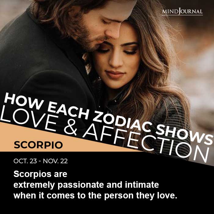 how each zodiac sign shows love