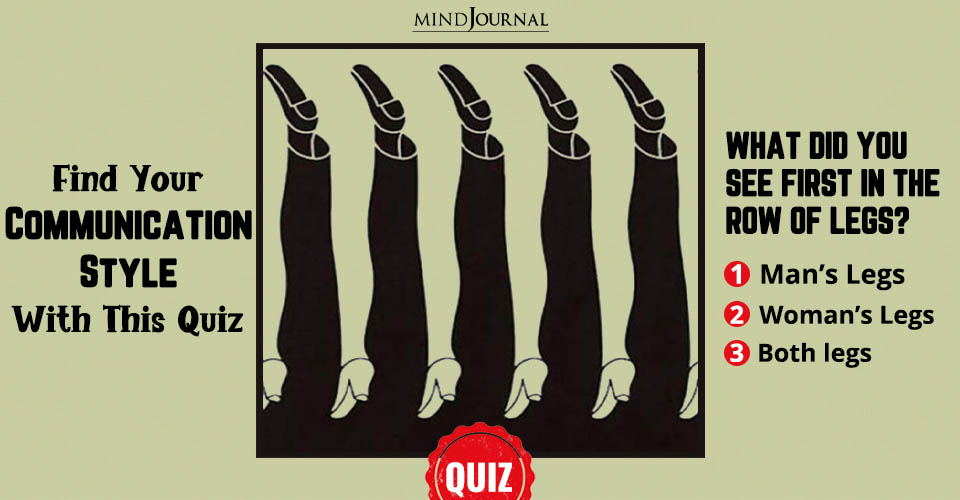 What Did You See First In This Legs Illusion? Your Answer Reveals Your Communication Style