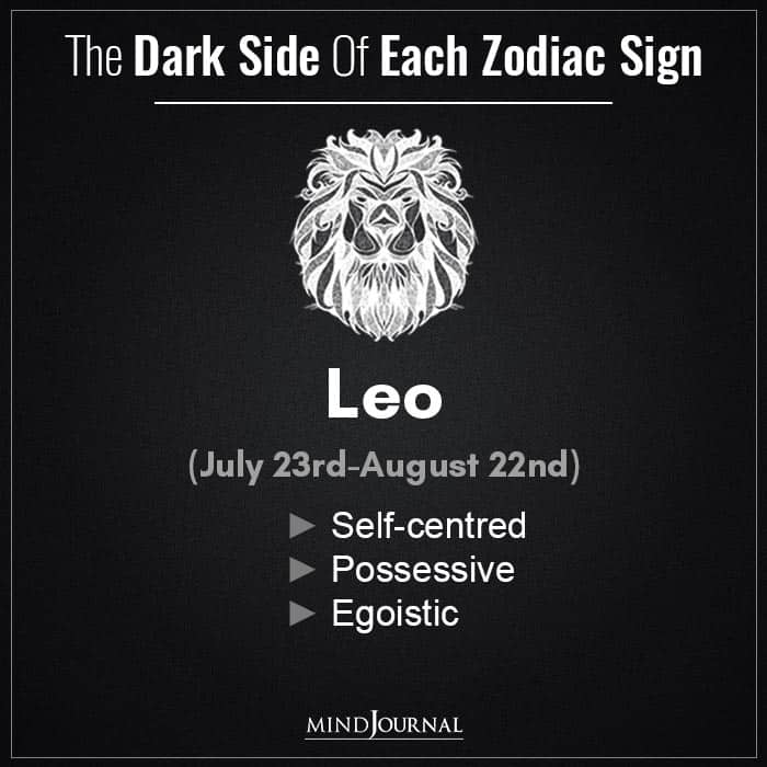 Dark Side of each Zodiac Sign