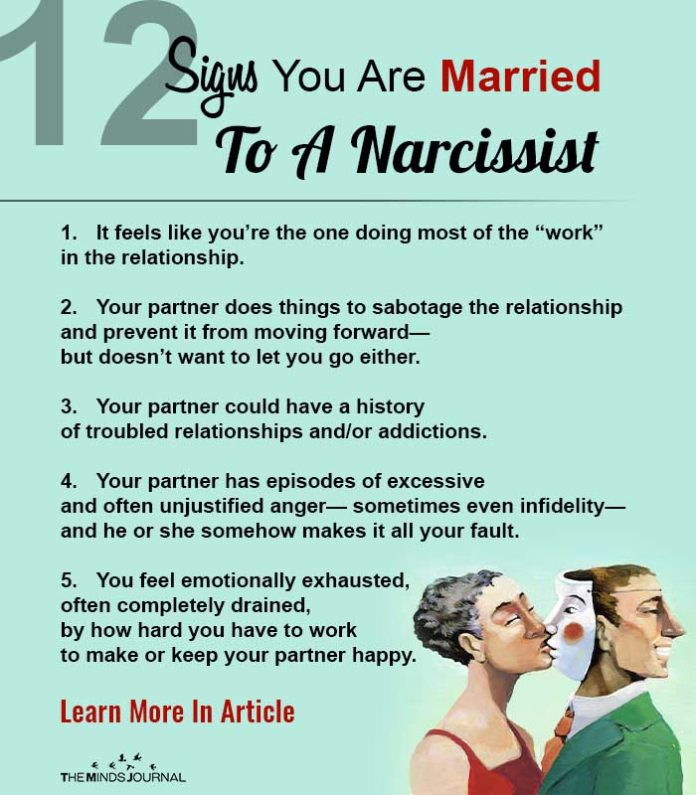 signs of a narcissistic wife