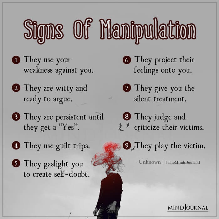 Signs Of Manipulation