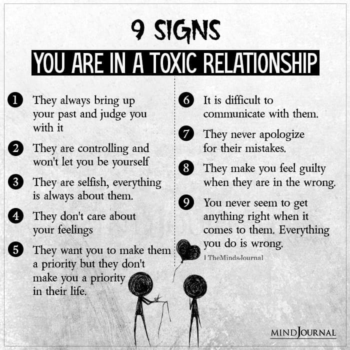 9 Signs You Re In A Toxic Relationship