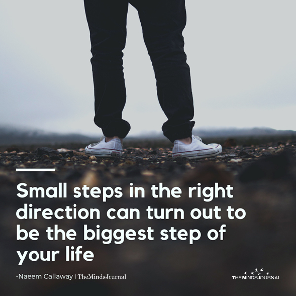 Small Steps In The Right Direction