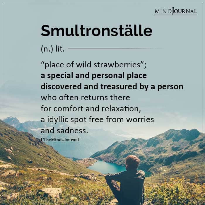 Smultronstalle place of wild strawberries