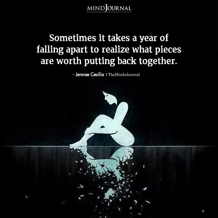 Sometimes It Takes A Year Of Falling Apart