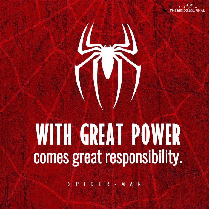 spiderman quote