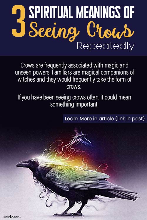 spiritual meaning of seeing crows