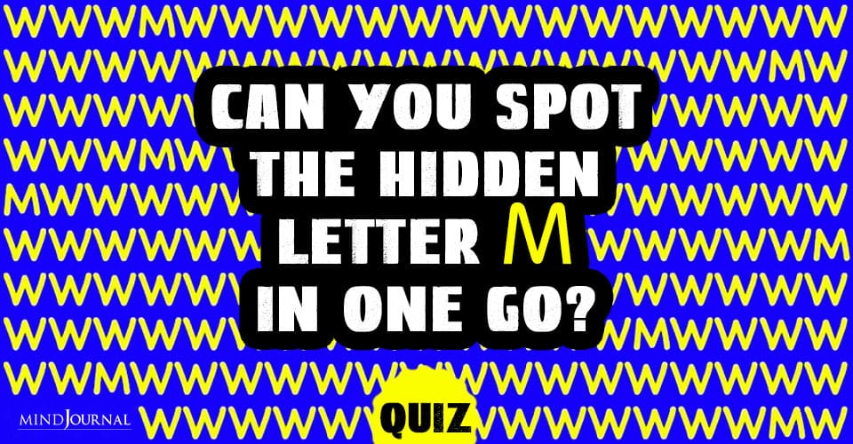 Spot The Hidden Letter M In The Picture: Can You Solve This In One Go?