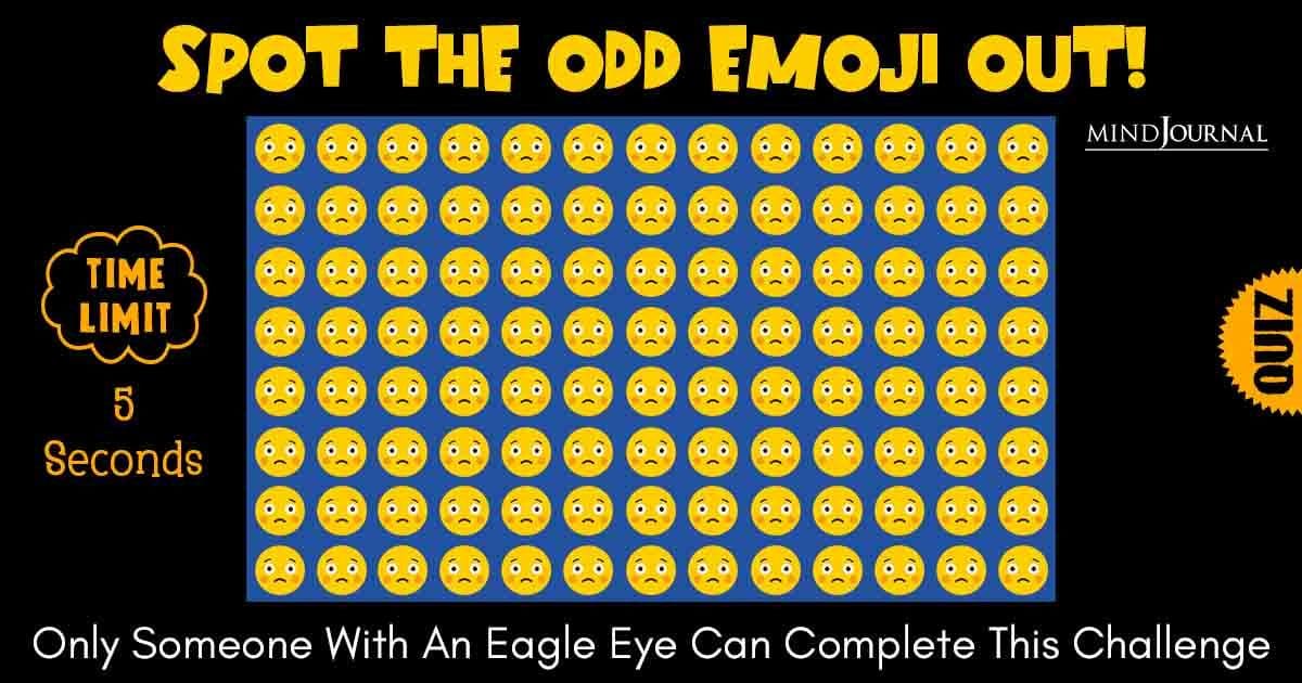 Spot The Odd Emoji Challenge: Only Someone With An Eagle’s Eye Can Complete This Challenge In 5 Seconds, Can You?