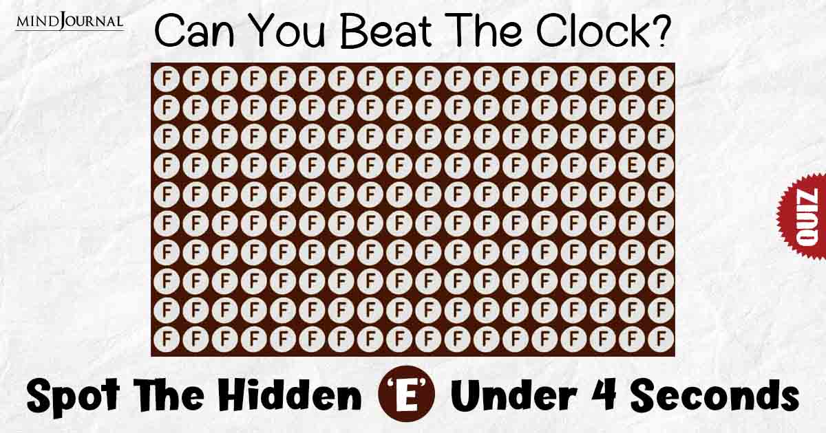 Can You Find the Letter E Amongst the ‘F’s in Just 4 Seconds? Challenge Your Visual Accuracy