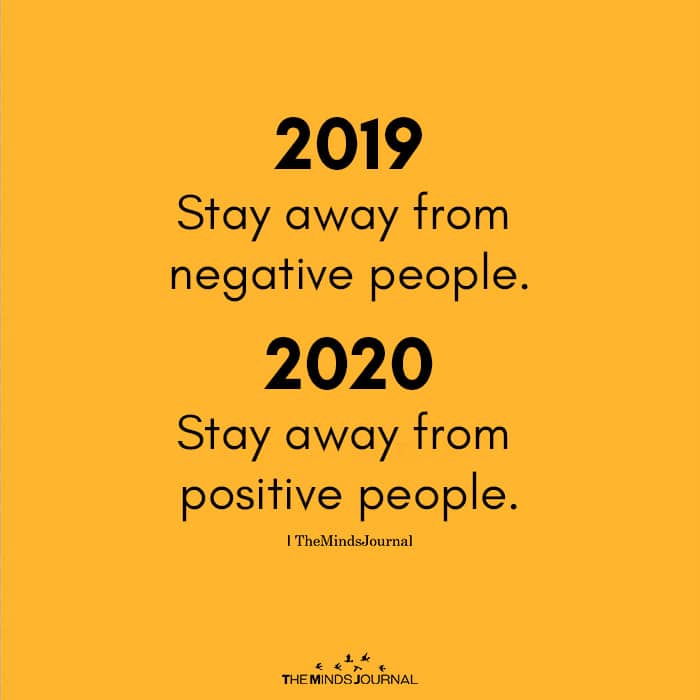 Stay Away From Negative People