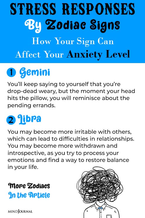 stress responses by zodiac sign