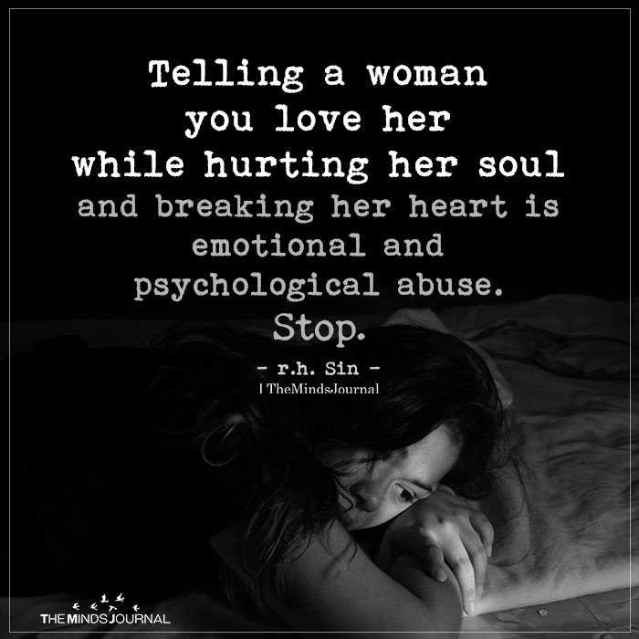 Telling A Woman You Love Her While Hurting Her Soul