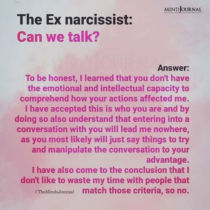 What Happens When You Leave A Narcissist