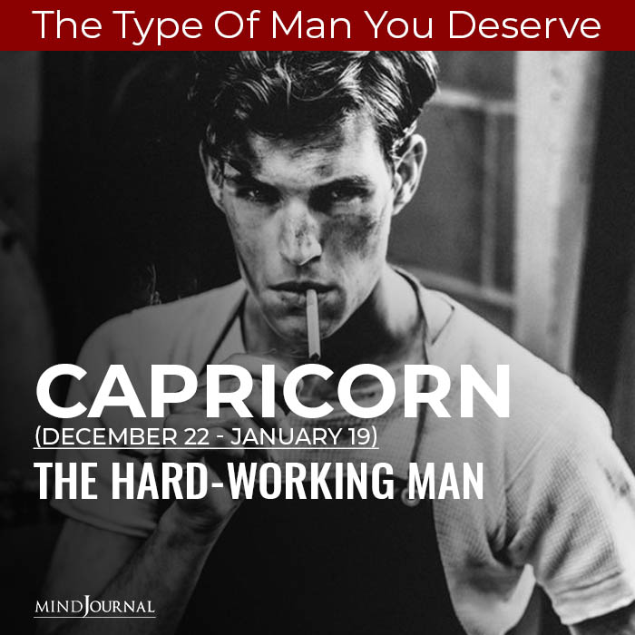 the type of man you deserve