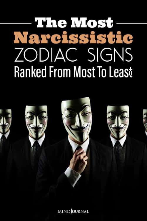 The Most Narcissistic Zodiac Signs pin