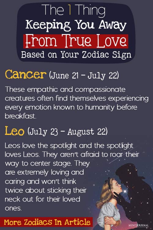 Keeping zodiacs away from love