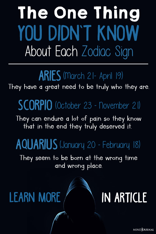 The One Thing You Didn’t Know About Each Zodiac Sign pin detail