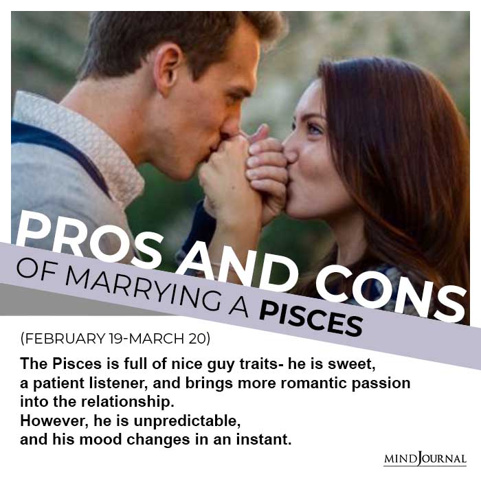 pros and cons of marrying him