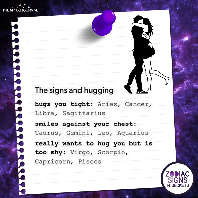 The Signs And Hugging