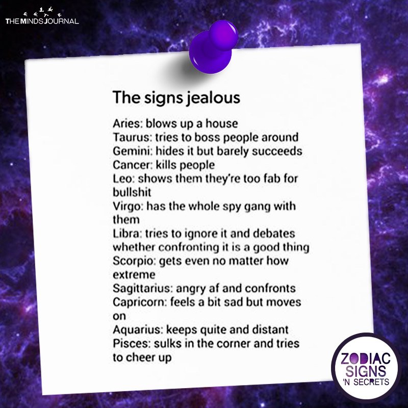 The Signs Jealous