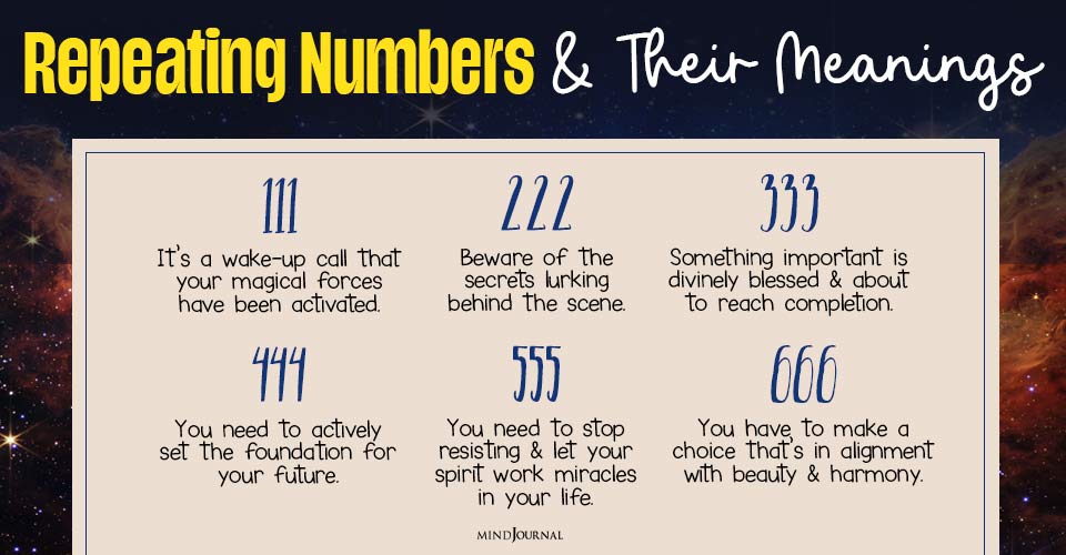 The Spiritual Significance And Meaning Of Repeating Numbers