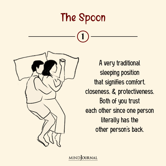 couple sleeping position