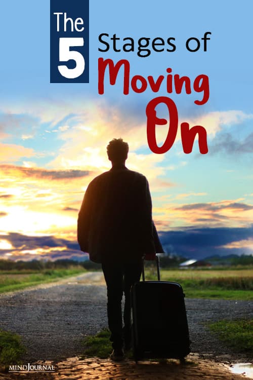 The Stages of Moving On pin