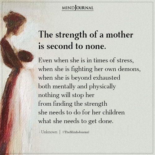 The Strength Of A Mother Is Inexplicable!