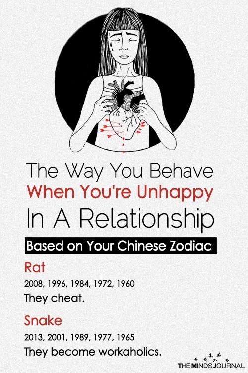 The Way You Behave When You're Unhappy In A Relationship Based on Your Chinese Zodiac