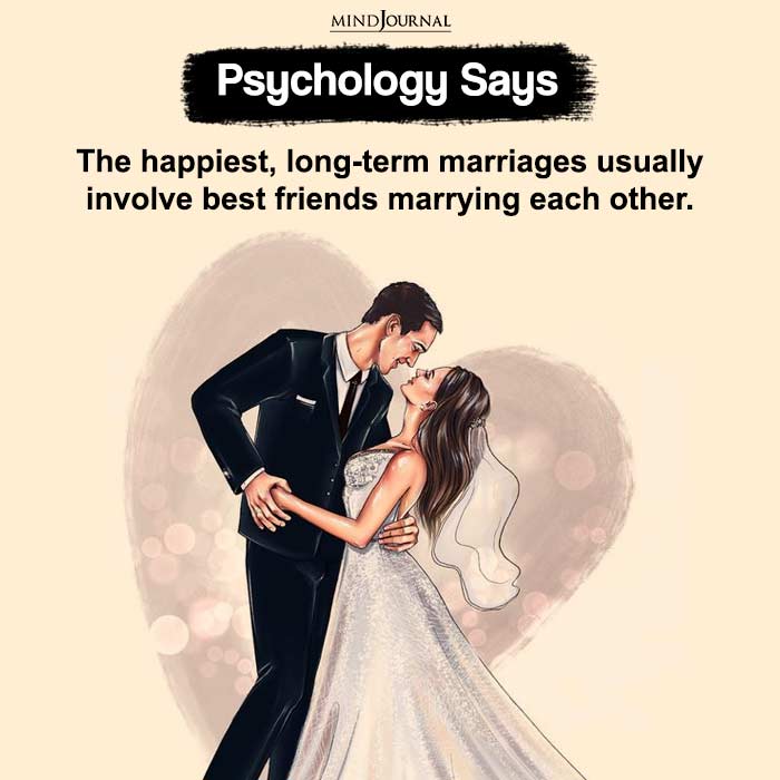 The Happiest, Long-term Marriages Usually Involve Best Friends