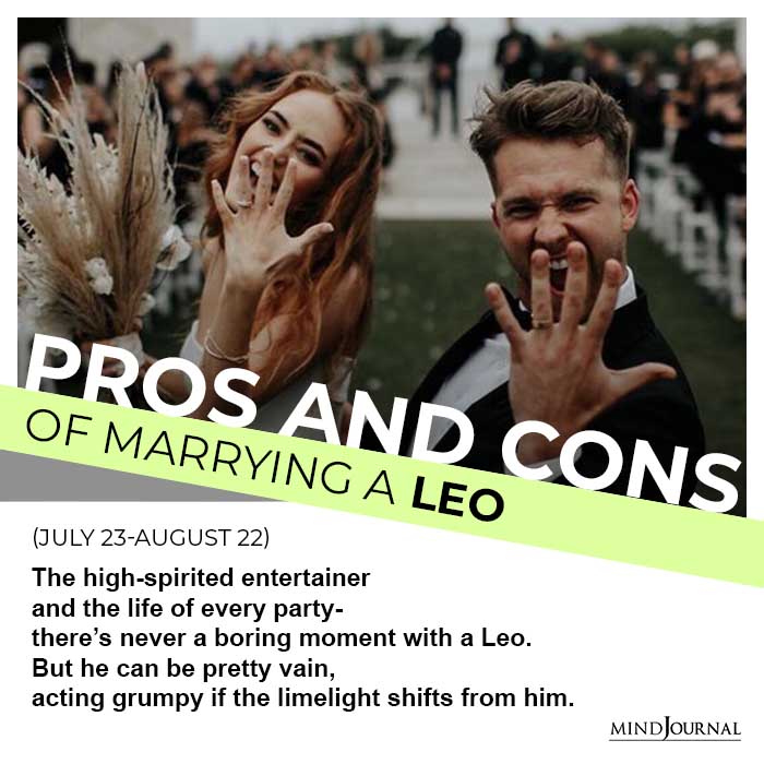 pros and cons of marrying him