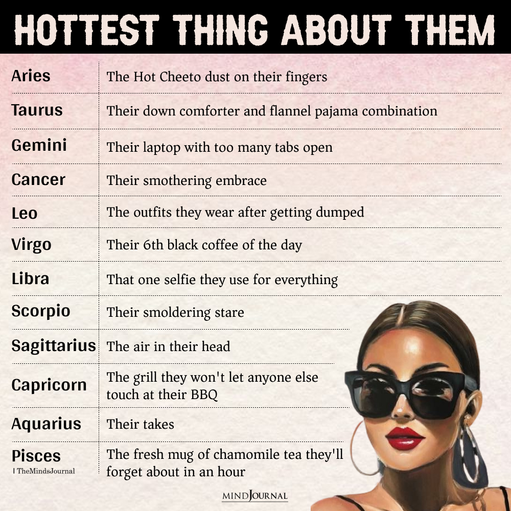 The Hottest Thing About Each Zodiac Sign