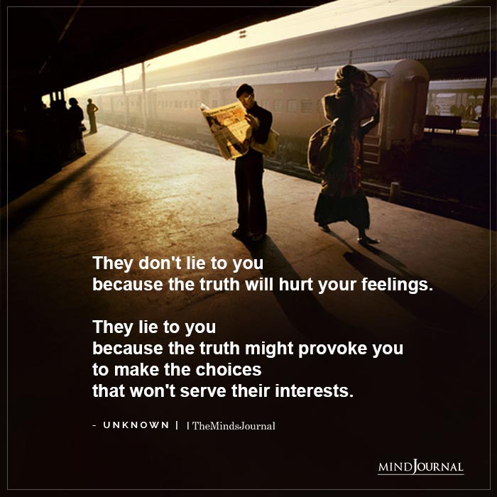 The Truth Will Hurt Your Feelings