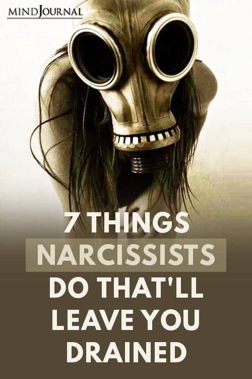 Things Narcissists Do Leave You Drained pin