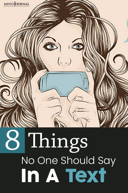 Things No One Should Say text pin