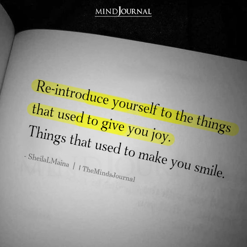 Things That Used To Make You Smile