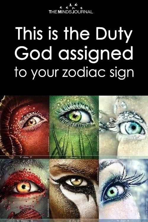 Duty God assigned to zodiacs