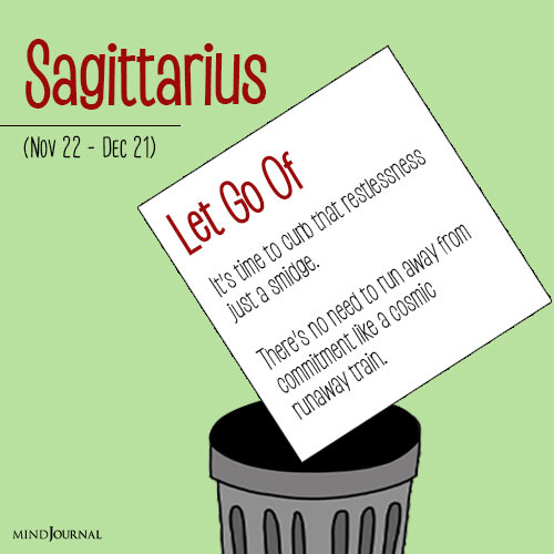 what the zodiac signs need to let go of