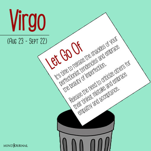 what the zodiac signs need to let go of