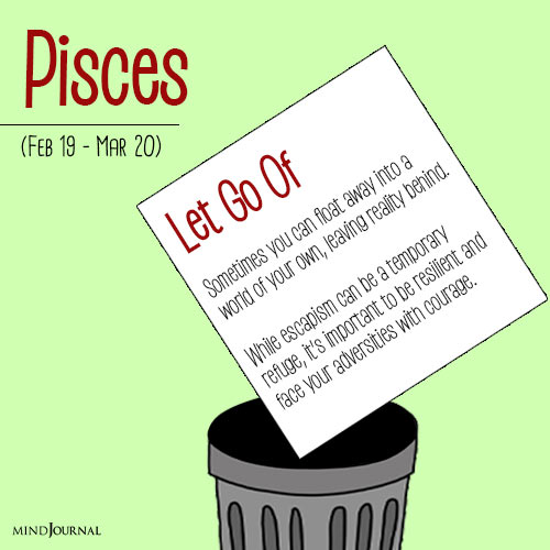 what the zodiac signs need to let go of