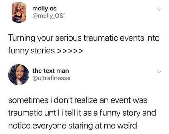 Funny mental health memes trauma