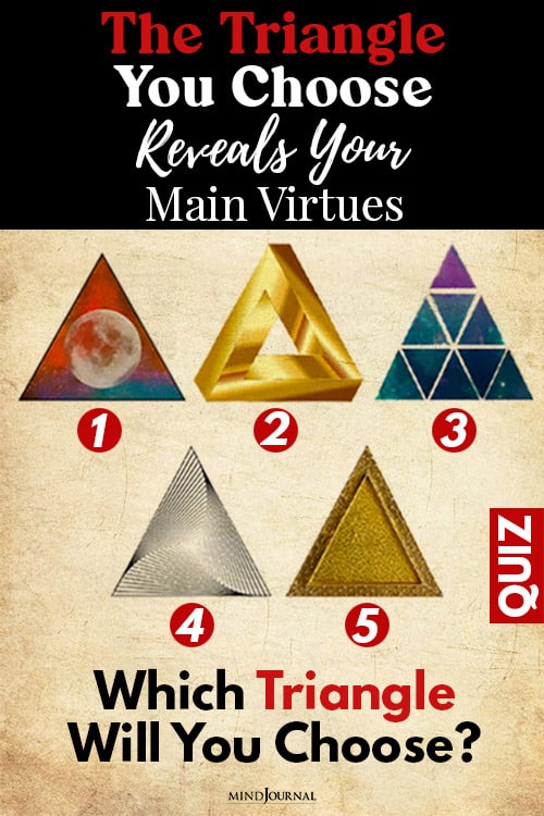 Triangle Choose Main Virtues pin