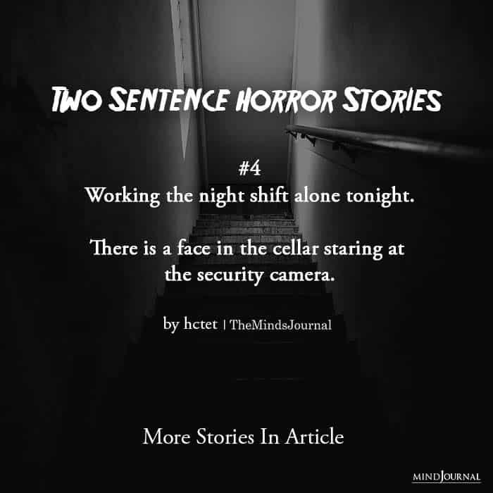 Scariest Two Sentence Horror Stories