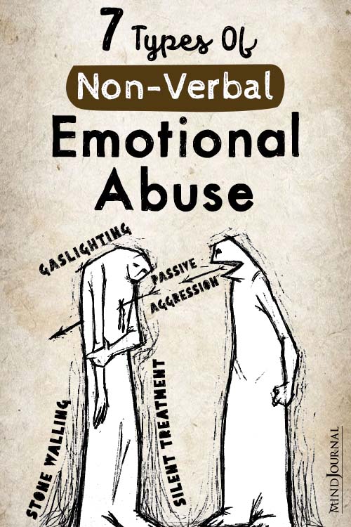 7 Types Of Non Verbal Emotional Abuse pin