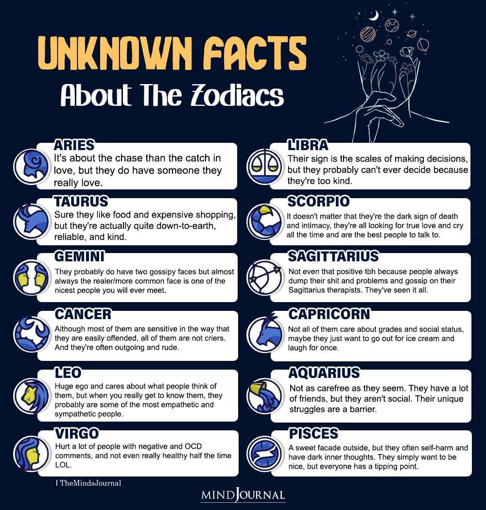 Unknown Facts About The 12 Zodiac Signs Revealed!