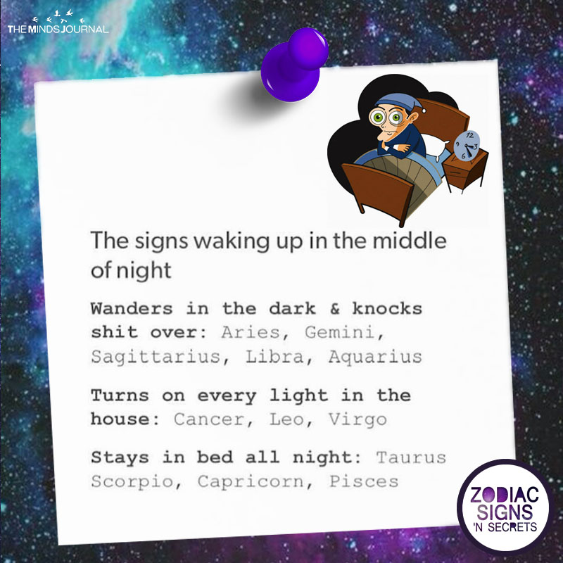 The Signs Waking Up In The Middle Of Night