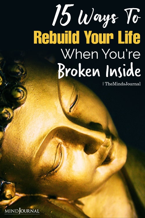 Ways To Rebuild Your Life pin